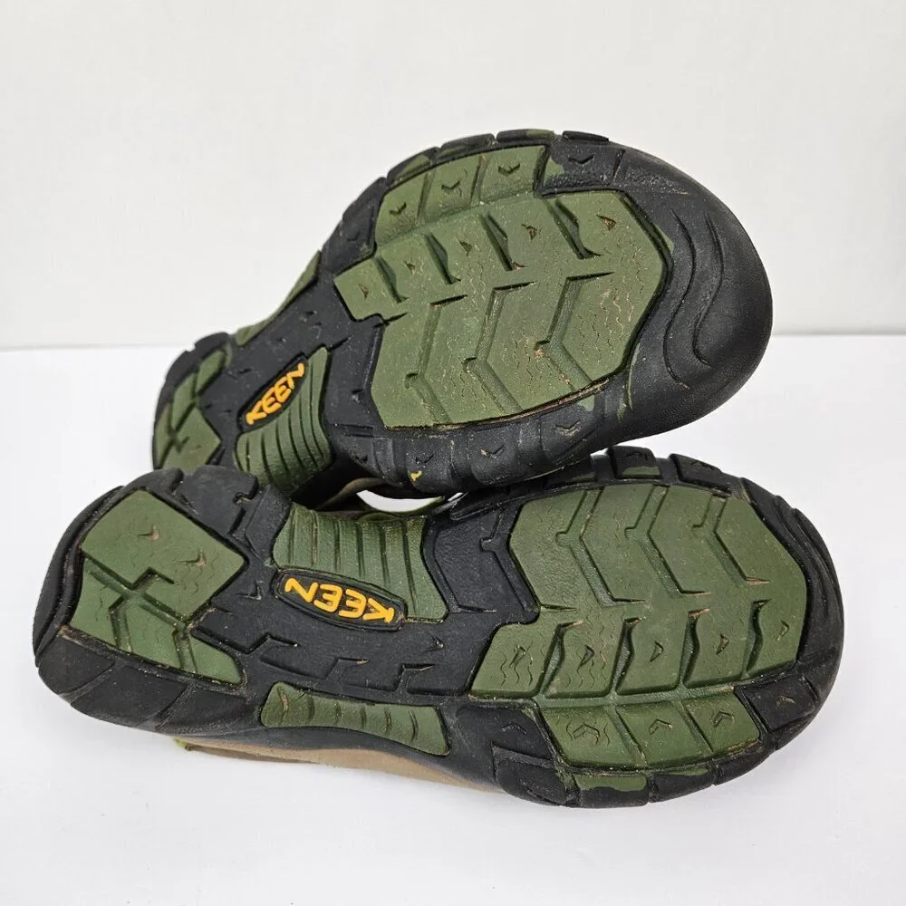 Keen Newport Waterproof Leather Sandal Tan/Green1001901